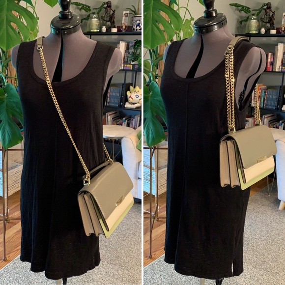 Michael Kors Jade Tricolor Large Gusset Leather Shoulder Crossbody Bag, Green - Picture 12 of 12